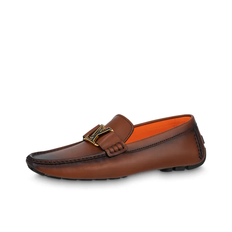 LOUIS VUITTON Monte Carlo Casual Shoes Men's Brown-0