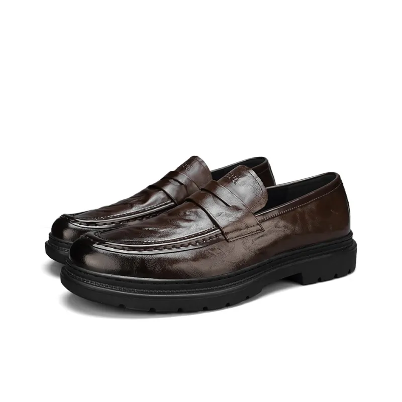 U.S. POLO ASSN. British Leather Shoes Loafers Men's-7