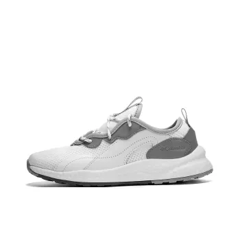 Columbia Slip Resistant And Breathable Low Top Outdoor Shoes Women's White Gray