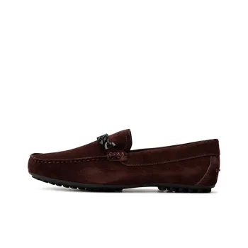 EMPORIO ARMANI Loafers Men's Red Brown