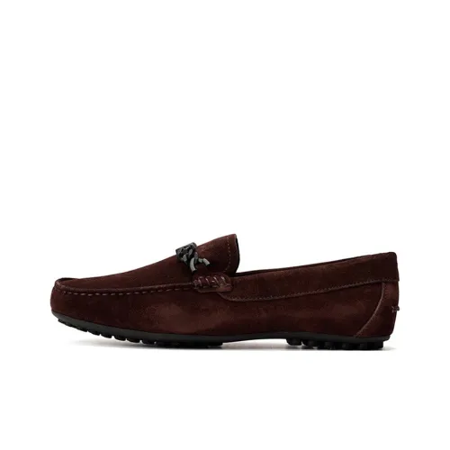 EMPORIO ARMANI Men's Casual Shoes Men Low-Top Red Brown