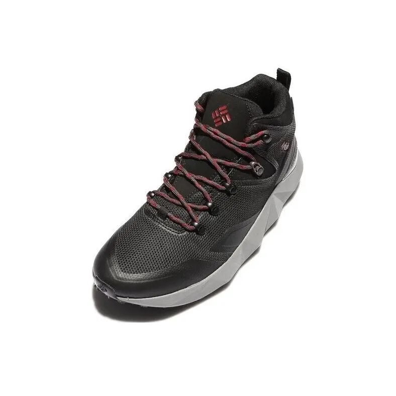 Columbia Cushioned Anti Slip Wear Resistant Water Resistant Lightweight Mid Top Trekking Shoes Men's Black-2