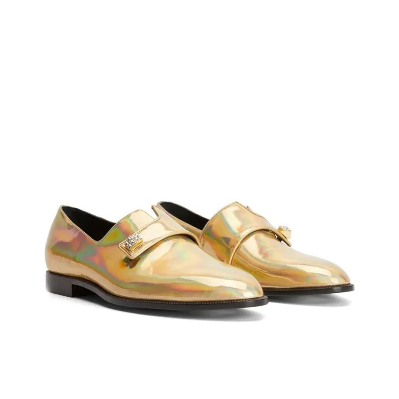 giuseppe zanotti Marty Iridescent-leather Loafers-2
