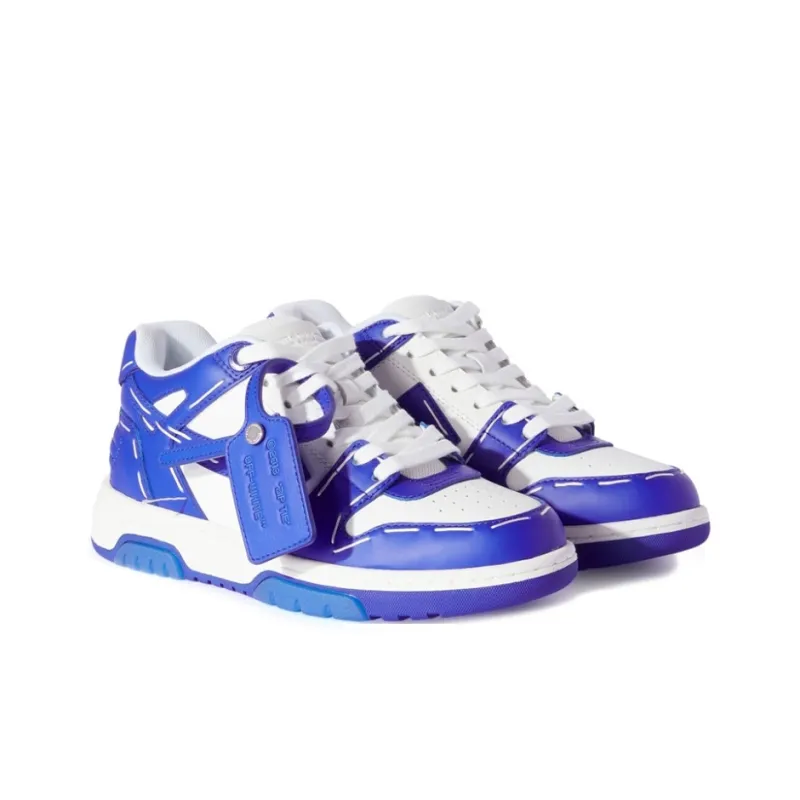 OFF WHITE Out Of Office Sartorial Stitching White Dark Blue Women's-2
