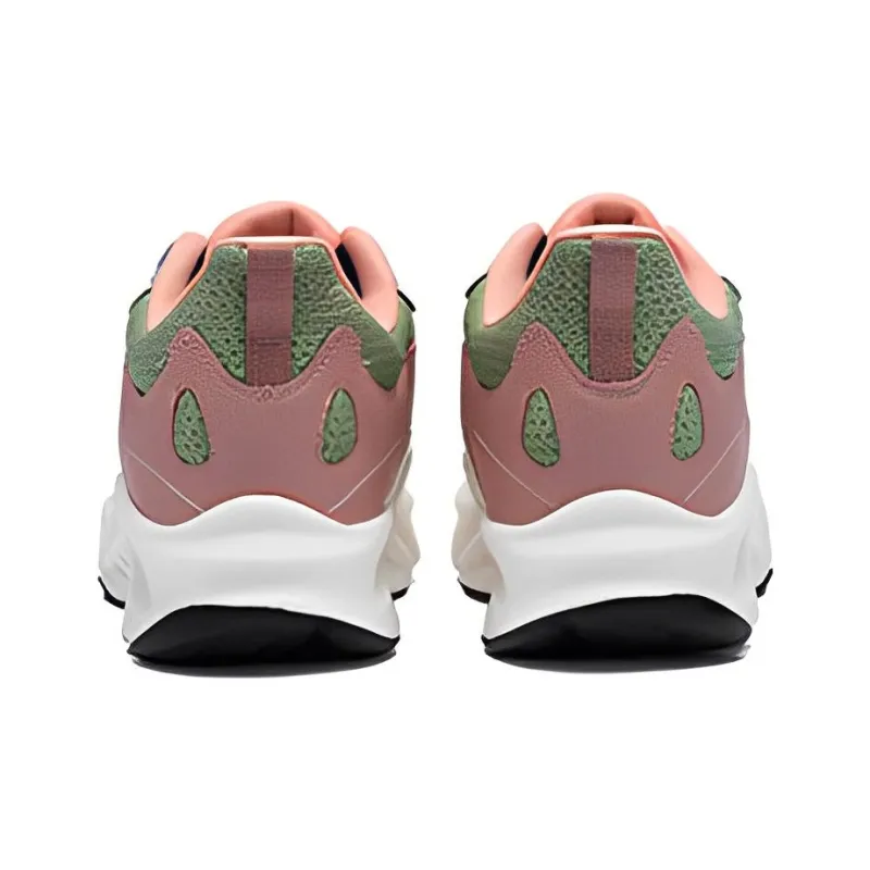 361° Slip Resistant And Abrasion Resistant Coverage Low Top Sports Casual Shoes Women's Feather White Oil Ink Blue-3
