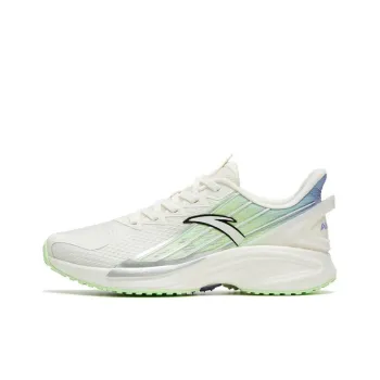 Anta Antelope Run 3 Anti Slip Wear Resistant Low Top Running Shoes Women's White Green