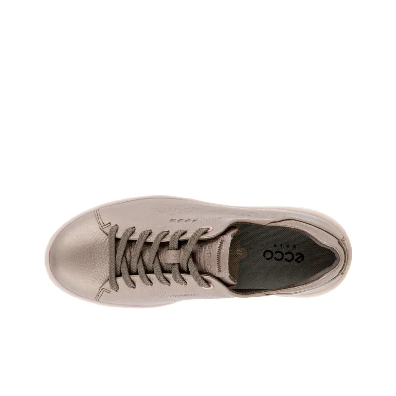 Ecco Golf Tray Low Top Golf Shoes Women's Champagne-5