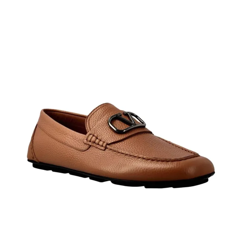 Valentino VLogo Signature Slip On Loafers-2