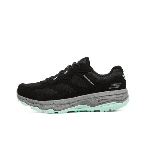 Skechers Running Shoes Women's Low-Top Black/Mint Green