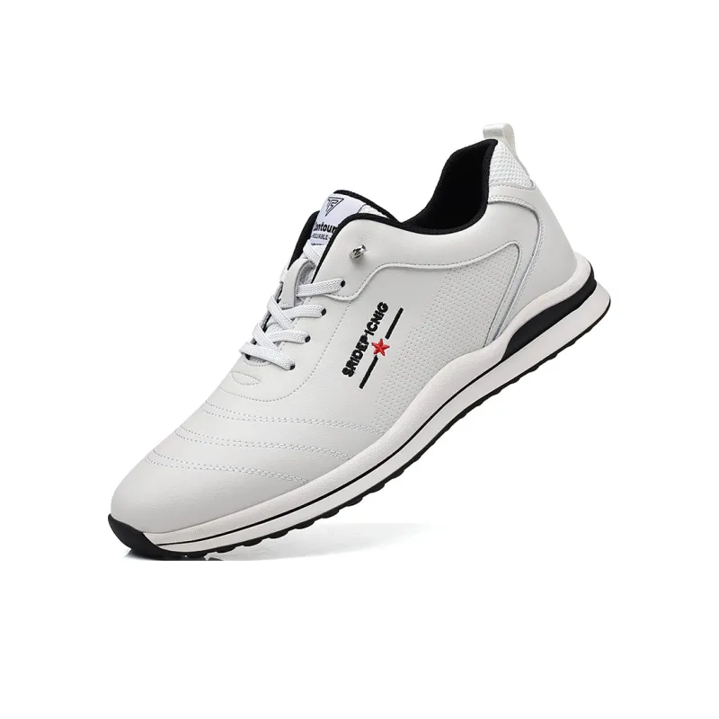 EGCHI Casual Shoes Men Mid Top Black/White-8