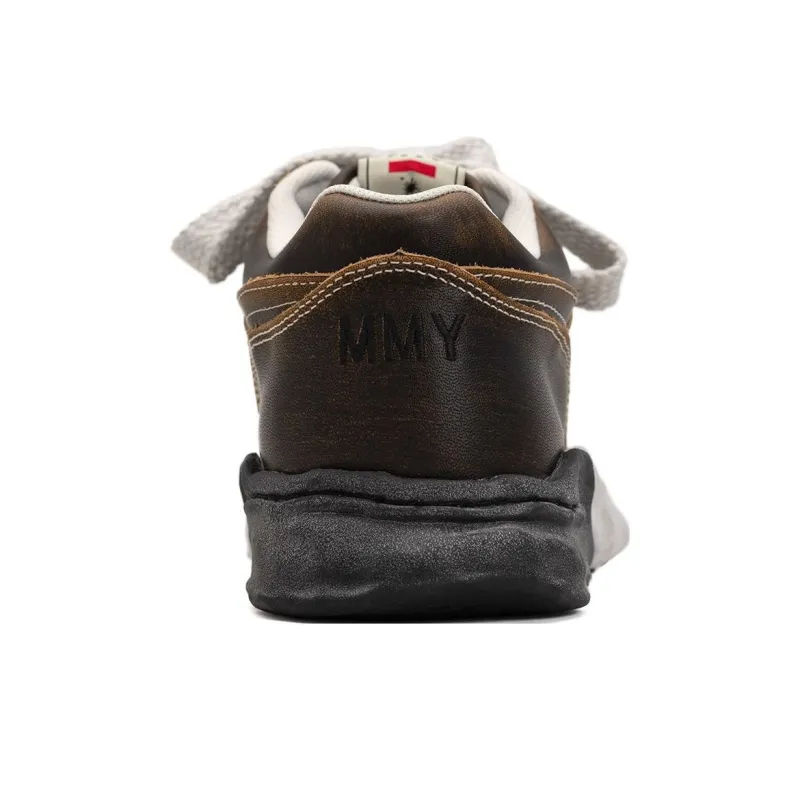 MIHARA YASUHIRO Parker Faded effect Leather Sneakers-2