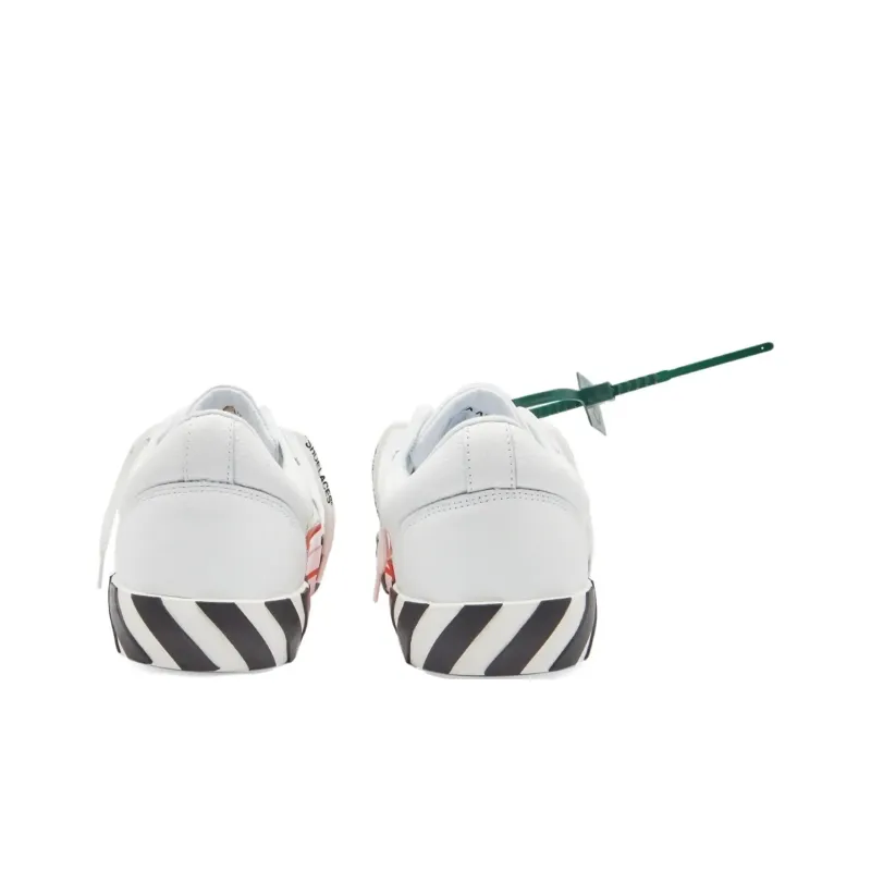 OFF WHITE Vulc Low Leather White Black SS22-3