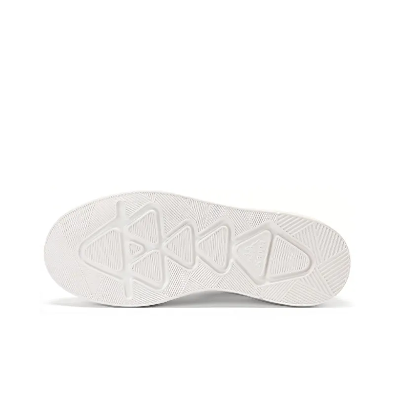 Kappa Slip Resistant, Abrasion Resistant, Breathable Low Top Skateboard Shoes Unisex White-4