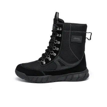 Jeep Snow Boots Men Black