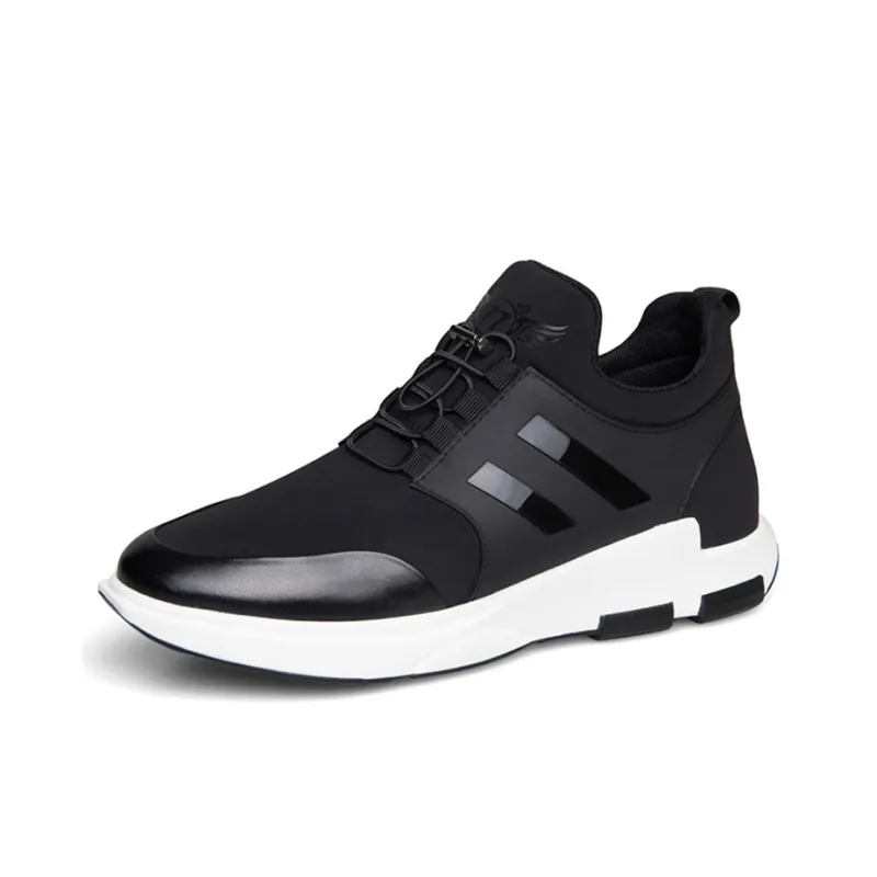 SULEGAO Lightweight Low Top Casual Shoes 7cm Unisex-13