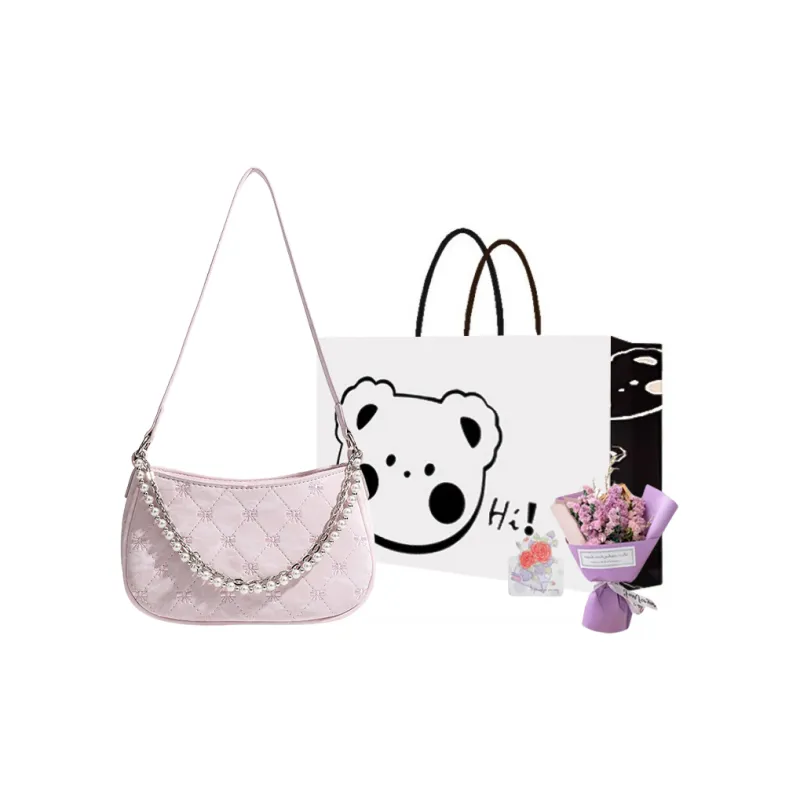 NX DOUGHNUT PU Portable Crossbody Bag, Shoulder Bag Regular Women's Pink-6