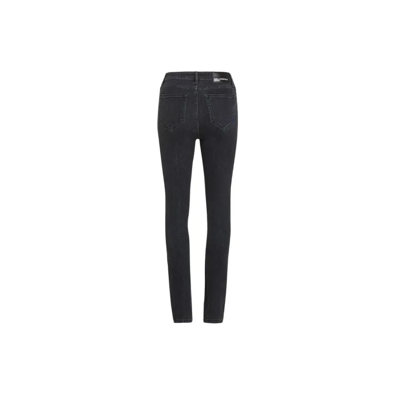 Karl Lagerfeld Jeans High rise Split hem Skinny Jeans-1