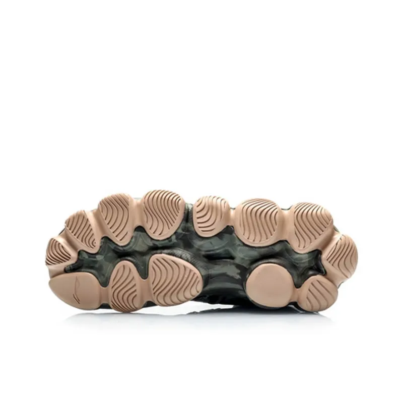 LiNing Non slip Lightweight High Top Basketball Shoes Unisex Camouflage-4