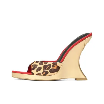 Naked Wolfe Anaconda Stylish Sandal Heel Height 12cm Women's Gold