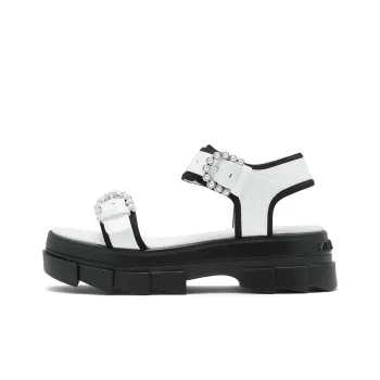 Stuart Weitzman/SW Noho Strap Sandals Women's White