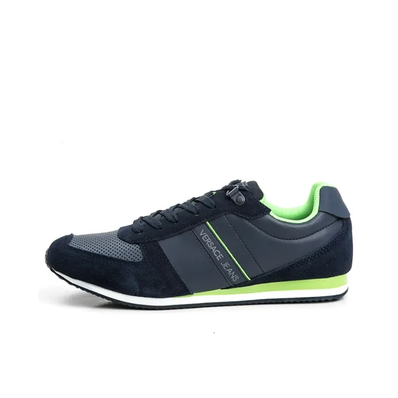 VERSACE JEANS Versace Slip-Resistant Low-Top Sports Casual Shoes Men's Dark Blue-0