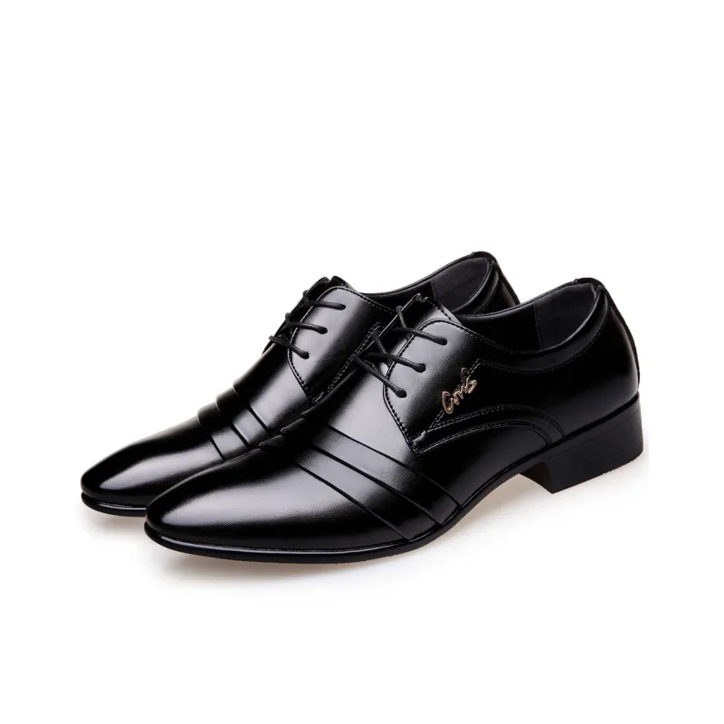 KAISER Dress Shoes Men Low Top Black-2