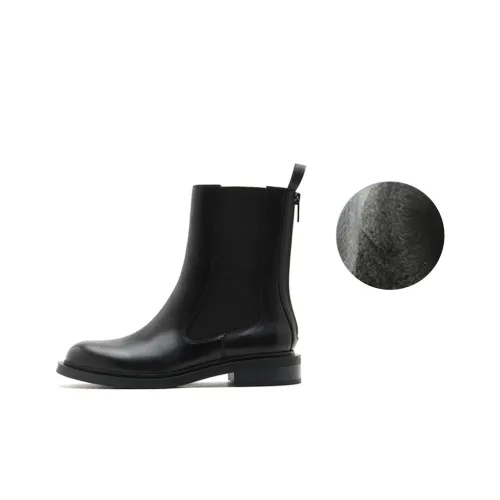 Staccato Chelsea Boot Women's Black Lined With Fleece