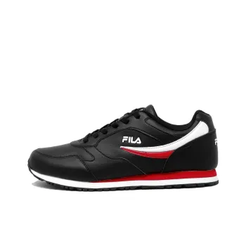 FILA Classico 18 Anti Slip Wear Resistant Low Top Skateboard Shoes Men's Black