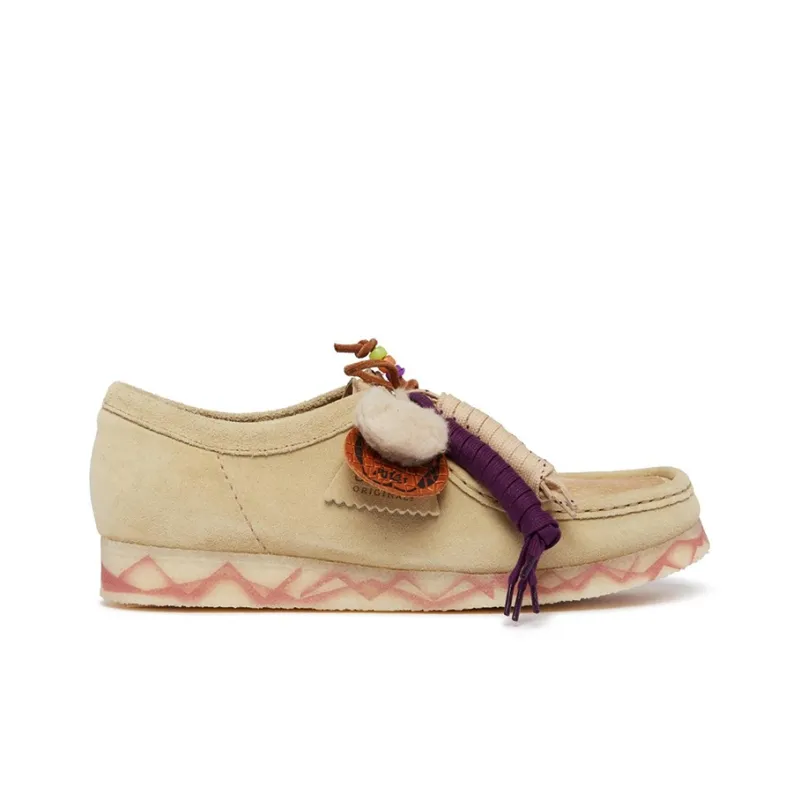 Clarks X Aries Wallabee 'Maple Combination' Women's-1