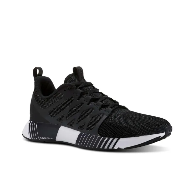 Reebok Fusion Flexweave Lightweight Low-Top Running Shoes Men's Black-2