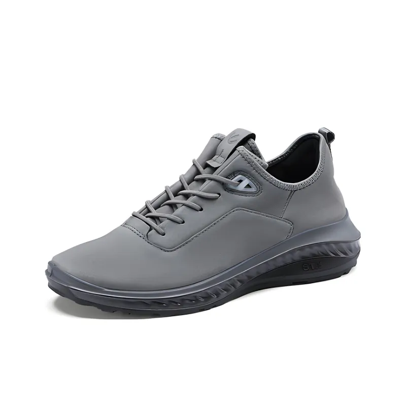 Ecco Low Top Casual Shoes Men's Iron Gray-1