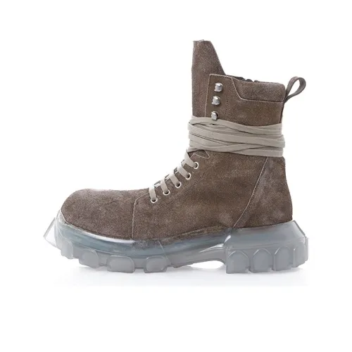 RICK OWENS Fogachine Bozo Tractor Dust Grey