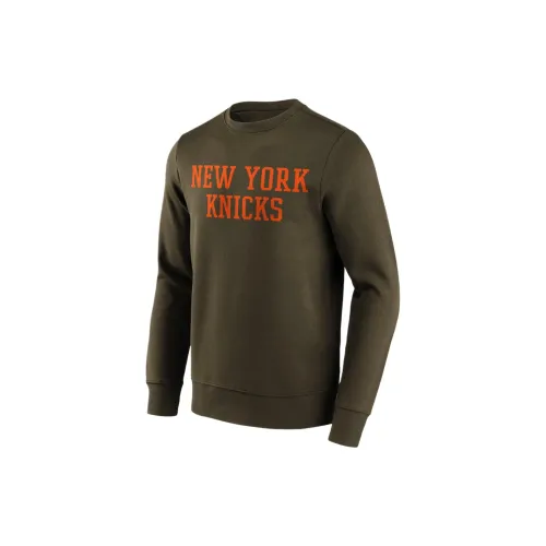 NBA New York Knicks Sweatshirts Men Brown