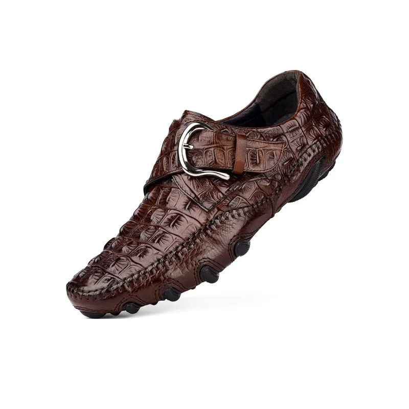 BOLE Gommino Loafers Men Black/Red-11