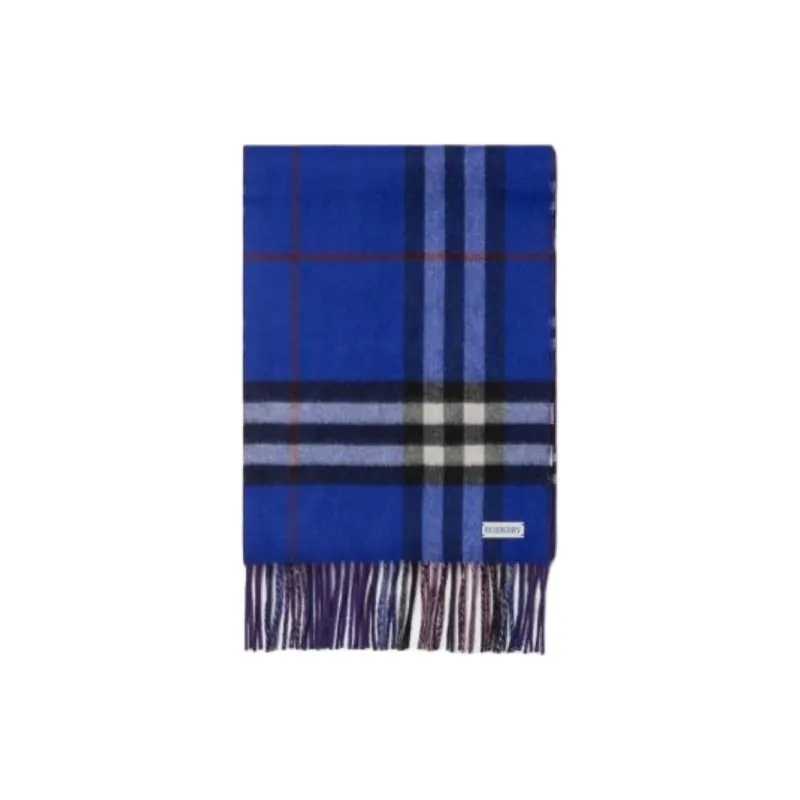 Burberry Reversible Checked Cashmere Scarf-1
