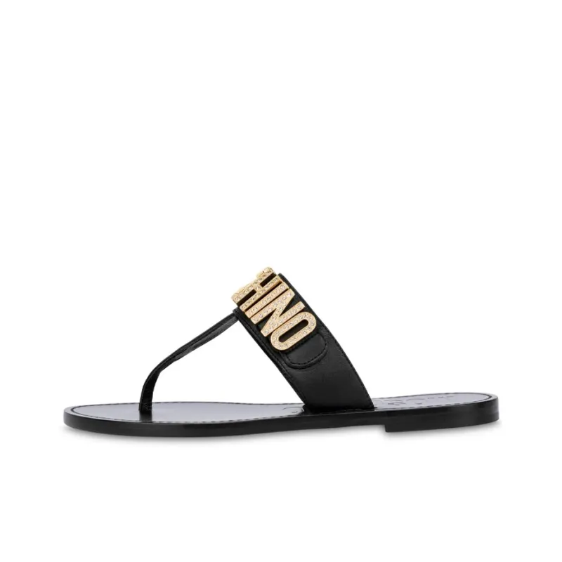 MOSCHINO Flip Flops Women's Black-0