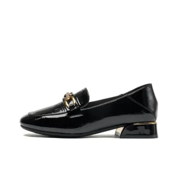 Guci Tianlun Loafers Women's Black/Beige