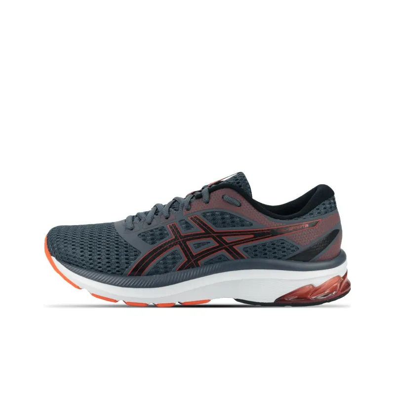 Asics Gel-Sparta Durable Breathable Low-Top Running Shoes Men's Gray Red Black-0