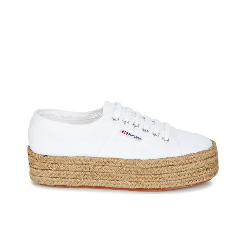 SUPERGA Non slip Lightweight Low Top Skateboard Shoes White-1