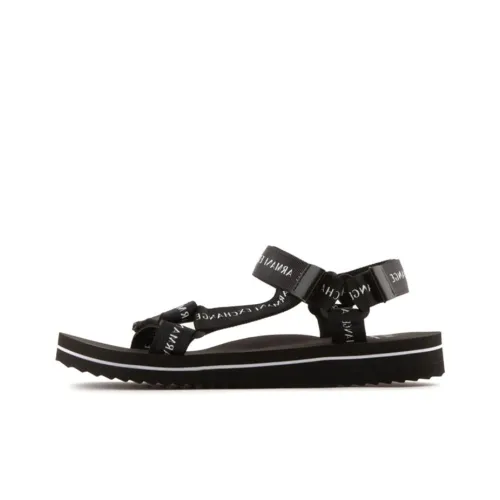 ARMANI EXCHANGE Beach Sandals Men Black