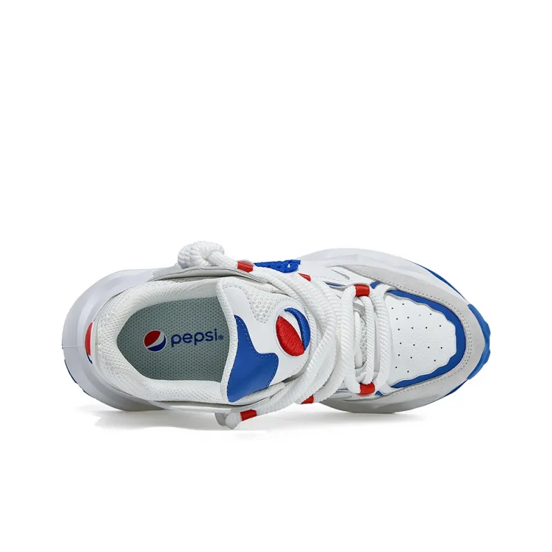 Pepsi Cushioned Abrasion-Resistant Slip-Resistant Low-Top Chunky Sneakers Unisex Exclusive Box-3