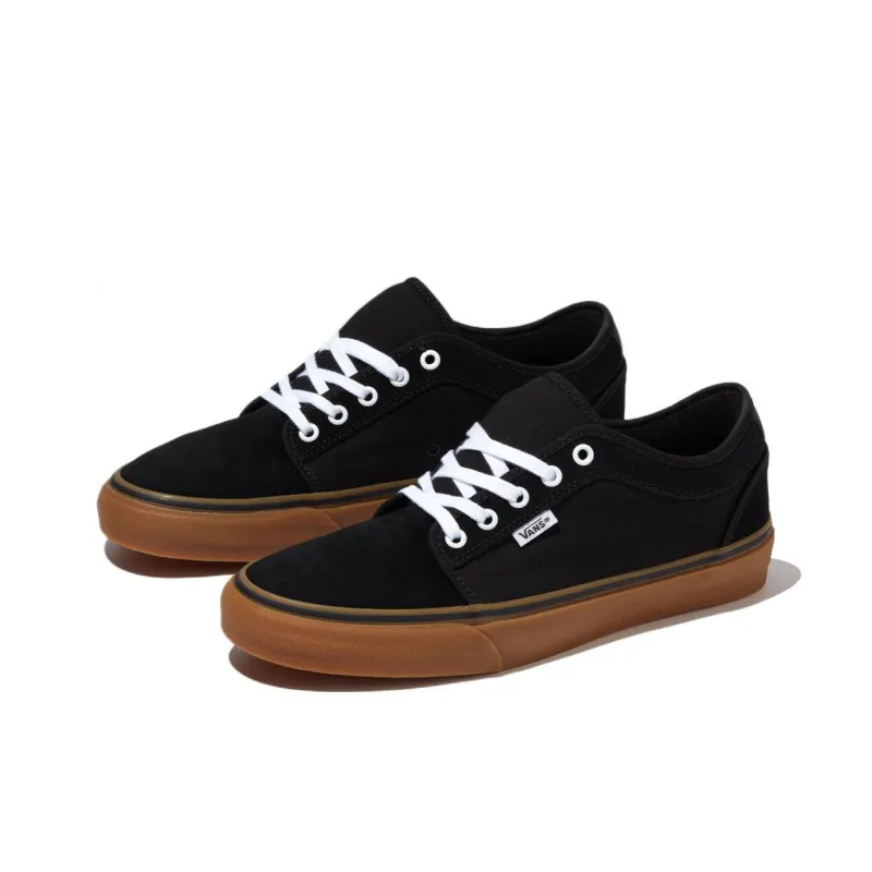 Vans Chukka Low Black Gum White-2