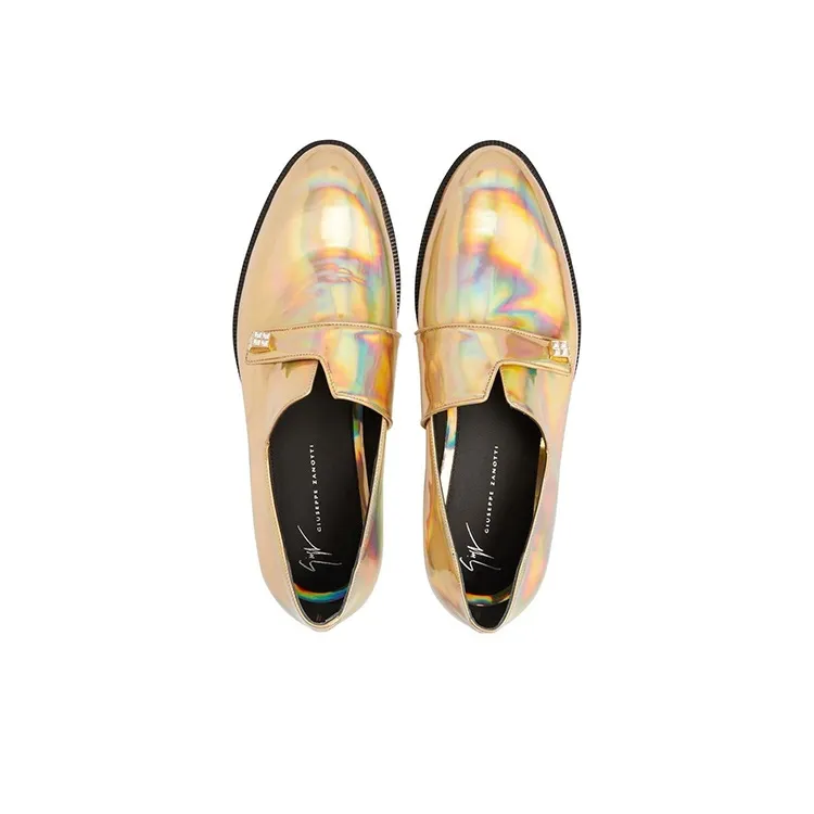 giuseppe zanotti Marty Iridescent-leather Loafers-3
