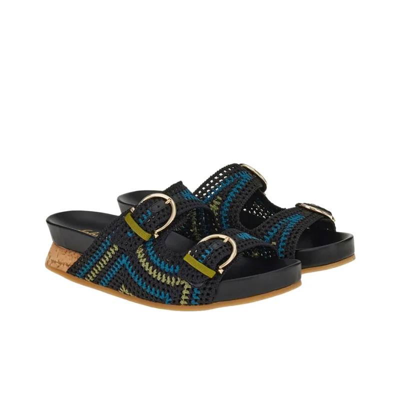 FERRAGAMO Slide Slippers Women's Black-2