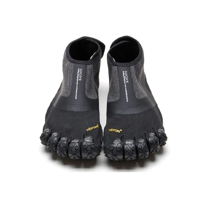 Midorikawa x Suicoke Five Fingers Shoes Slip Resistant Mid Top Sports Casual Shoes Men's Black-3