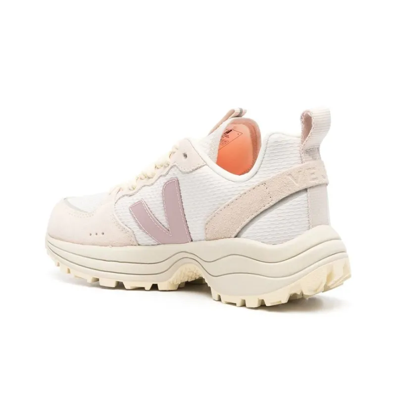 VEJA Venturi Suede Lace Up 'White Beige Rose'-3