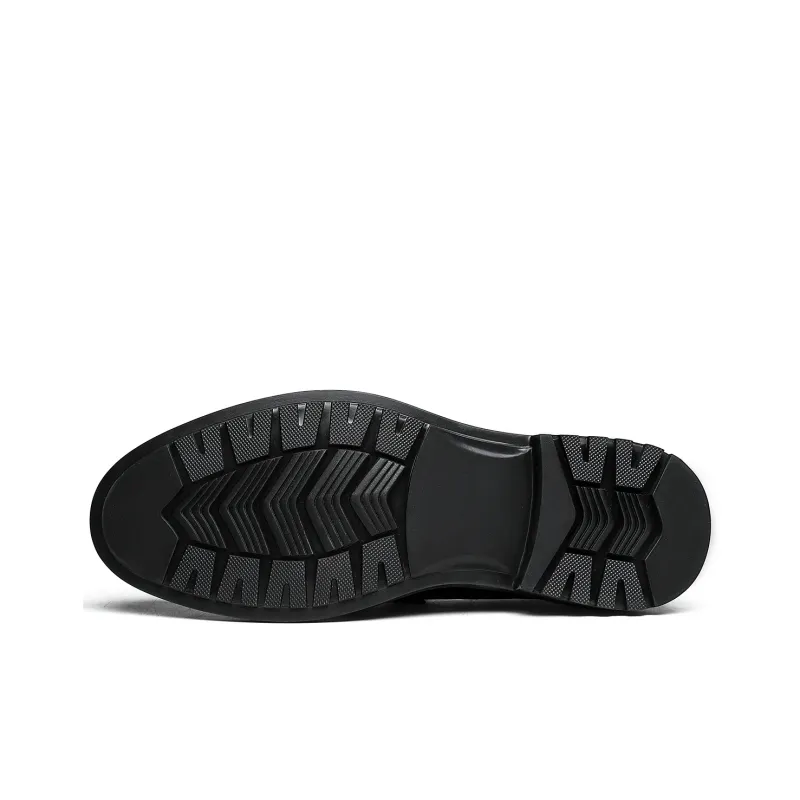 CHINT Dress Shoes Men Low Top Black-9