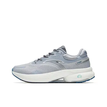 Anta Anti Slip Wear Resistant Low Top Nitrogen Technology Running Shoes Men's Gray