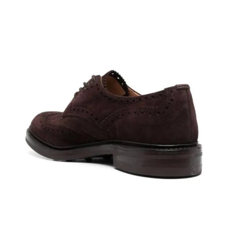 Tricker's Bourton Suede Brogues-3