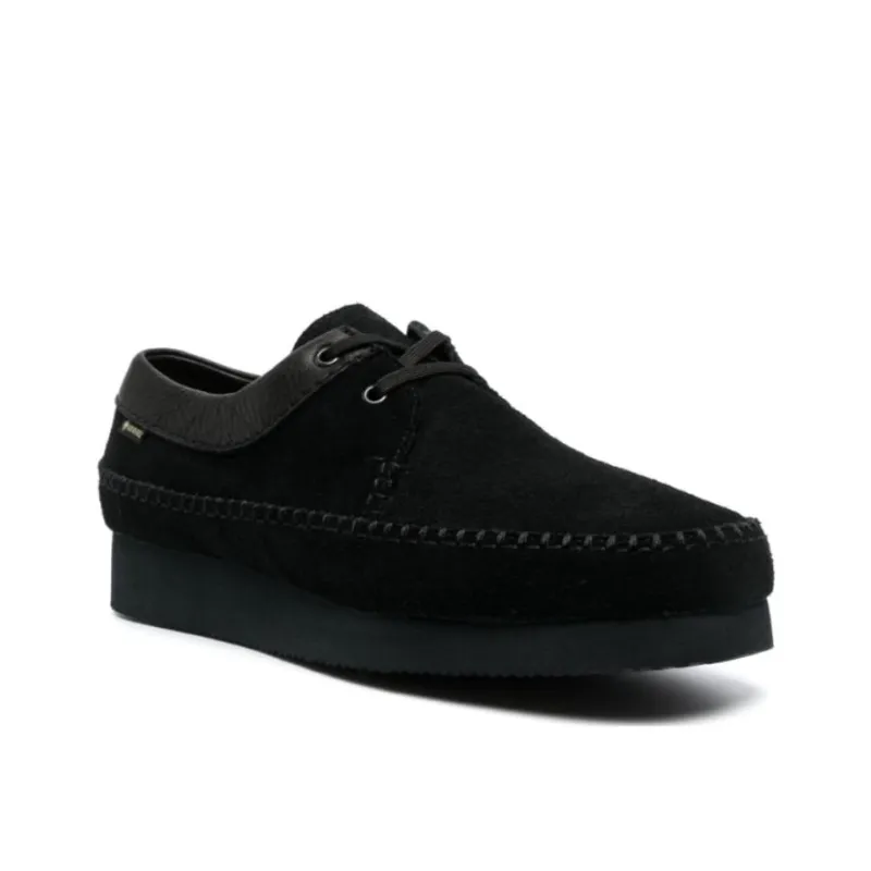 Clarks Casual Leather Shoes Men's Black-1